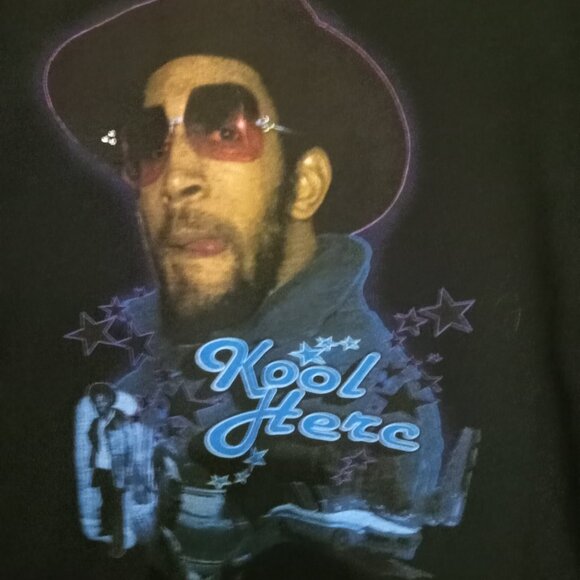 Vintage Sedgwick & Cedar DJ Kool Herc Size XL Hip Hop Rap Rhinestone Intact Rare - Picture 1 of 6